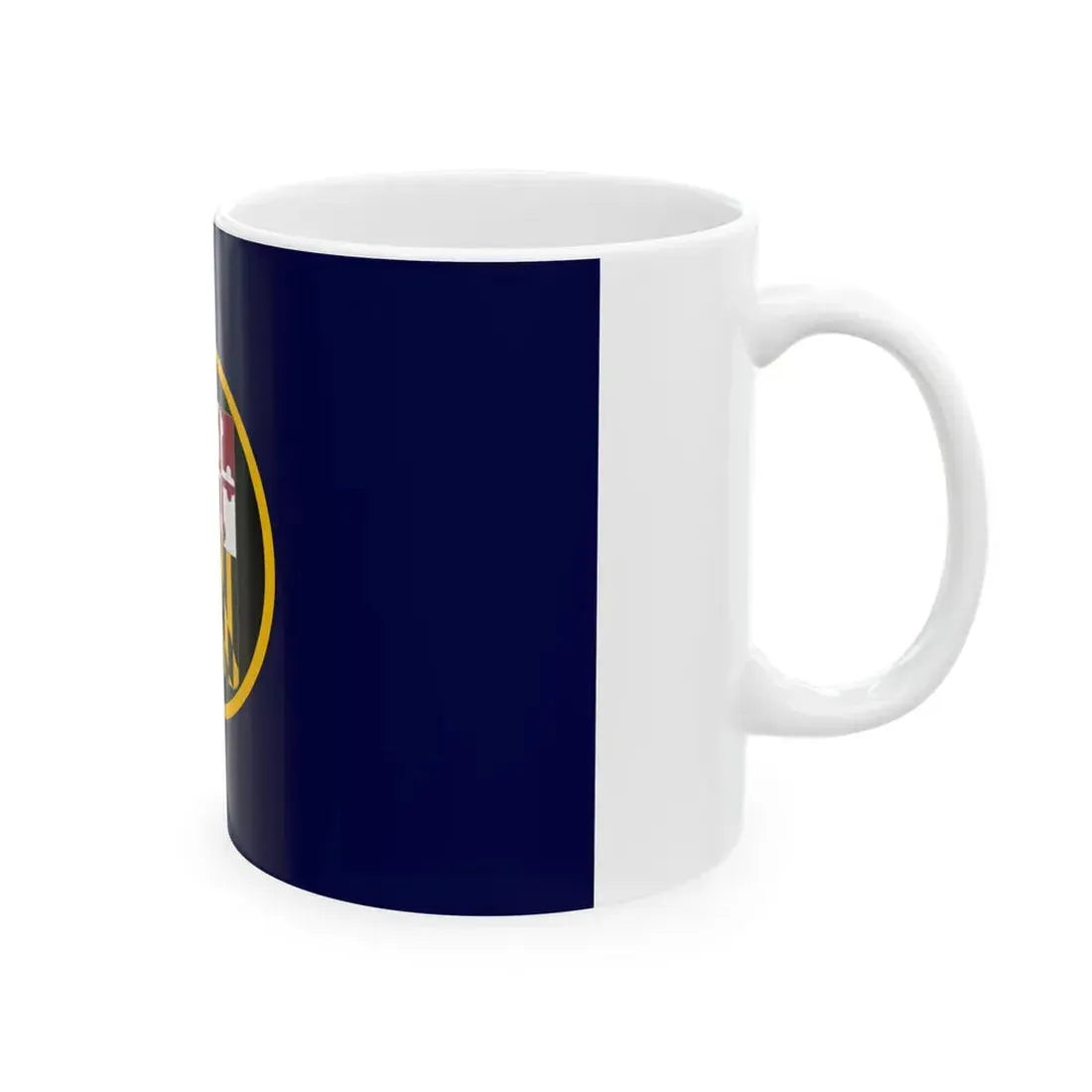 Flag of the Maryland National Guard (United States) White Coffee Mug - Go Mug Yourself