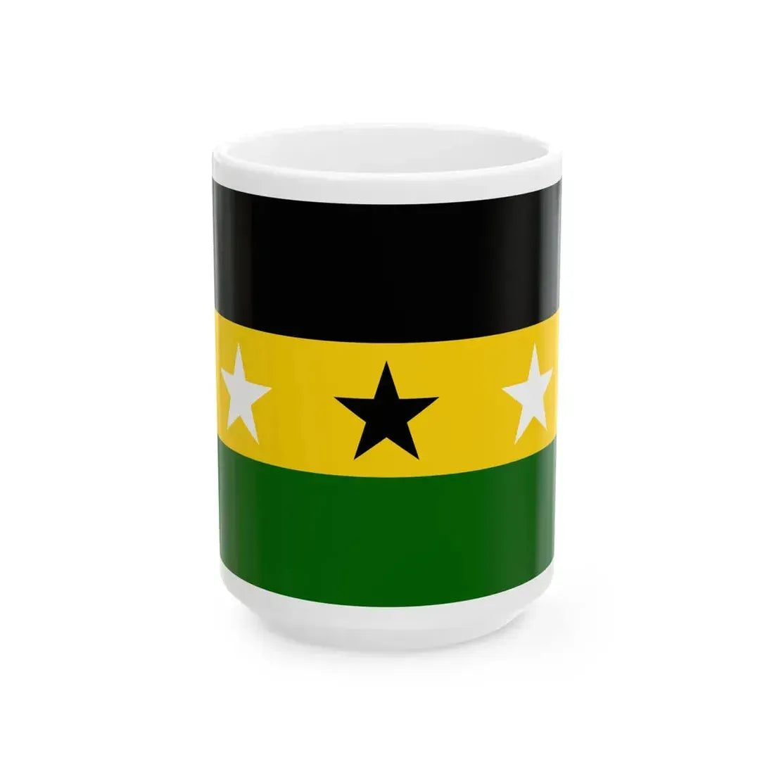 Flag of the Masalit (Chad) White Coffee Mug 15oz - Go Mug Yourself