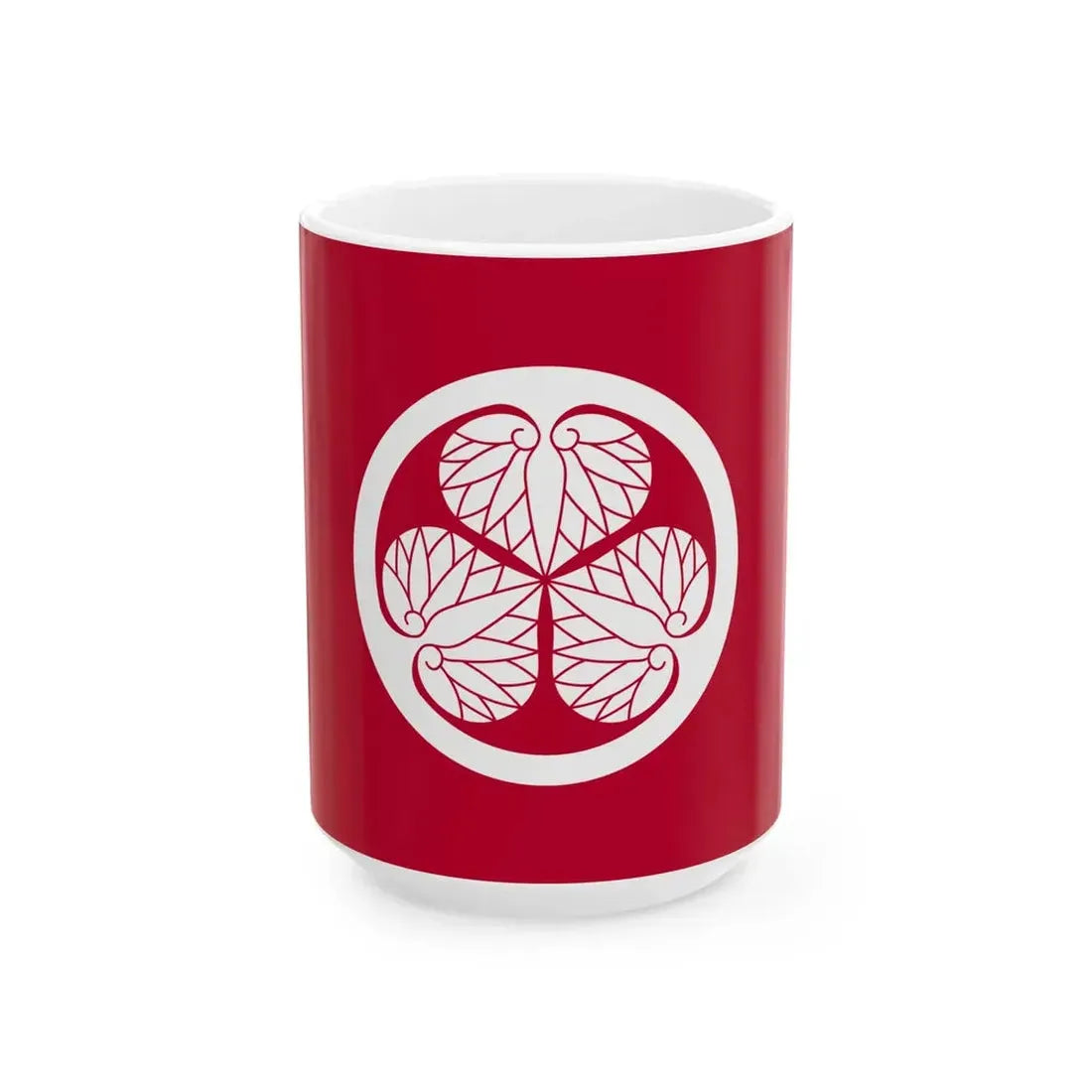Flag of the Matsudaira Lords of Fukui in Echizen Province A (Japan) White Coffee Mug 15oz - Go Mug Yourself