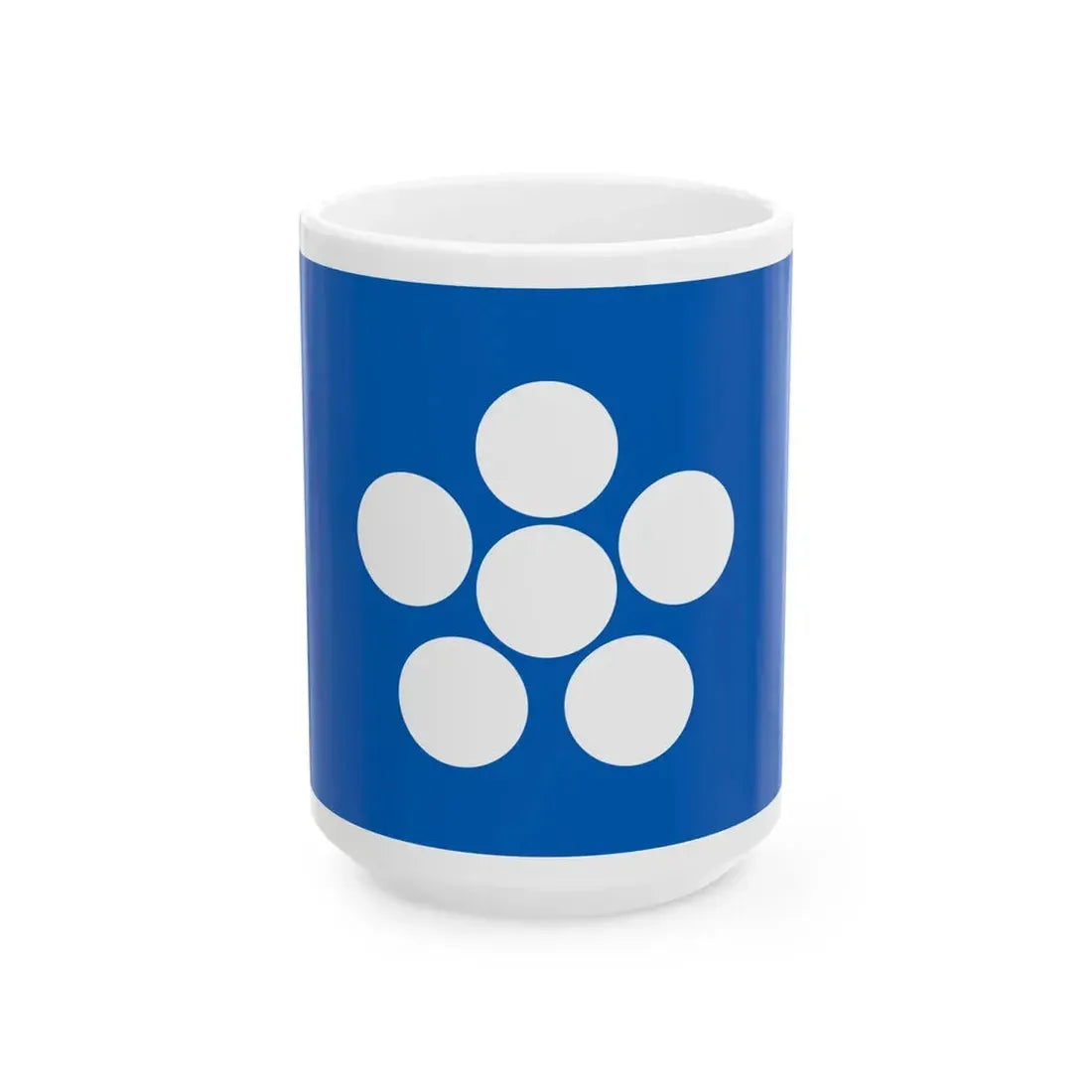 Flag of the Matsudaira Lords of Kuwana in Ise Province A (Japan) White Coffee Mug 15oz - Go Mug Yourself