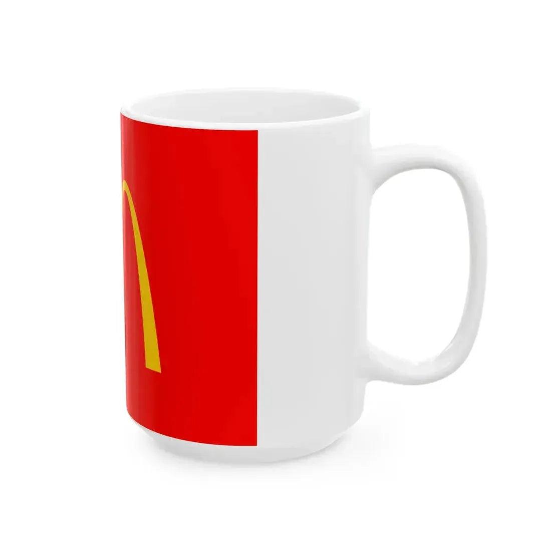 Flag of the McDonalds Corporation (United States) White Coffee Mug - Go Mug Yourself