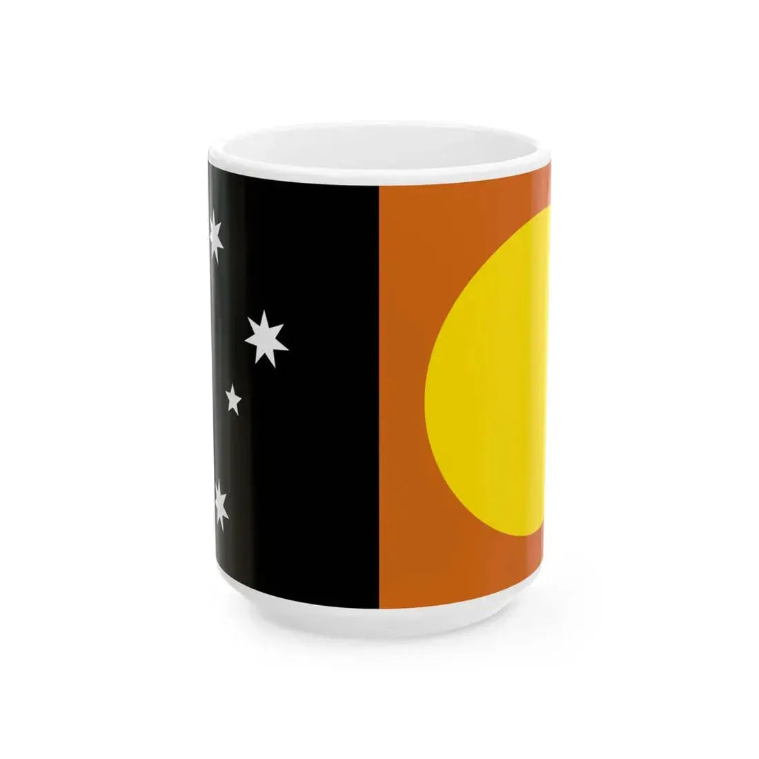 Flag of the MeeWee (Australia) White Coffee Mug 15oz - Go Mug Yourself