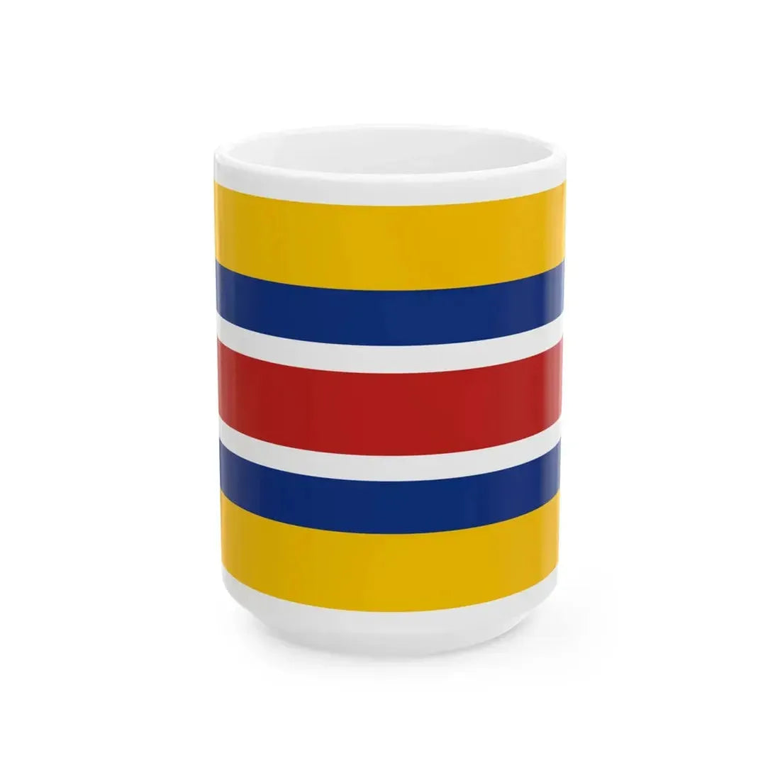 Flag of the Mengjiang (China) White Coffee Mug 15oz - Go Mug Yourself