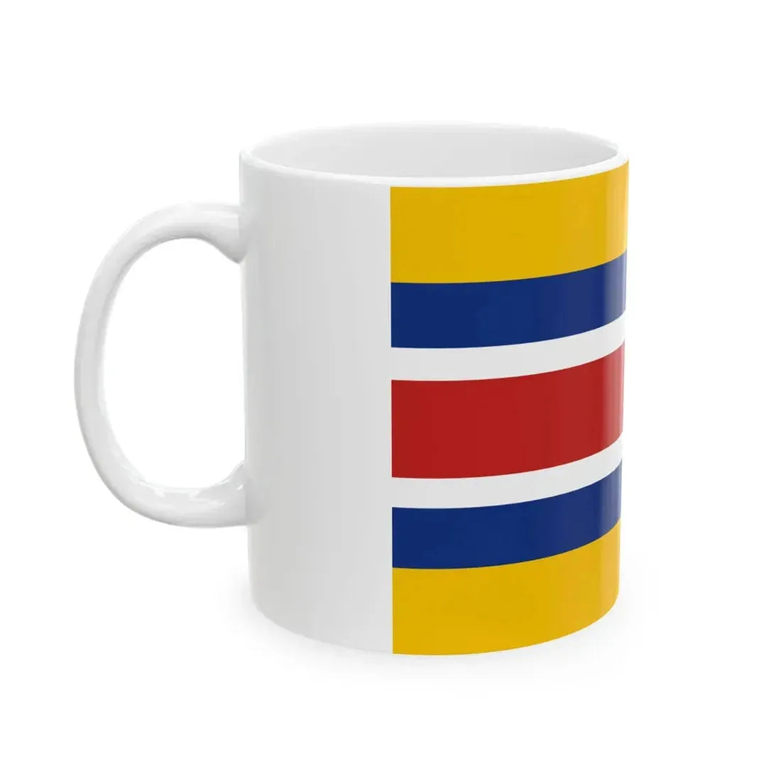 Flag of the Mengjiang (China) White Coffee Mug - Go Mug Yourself