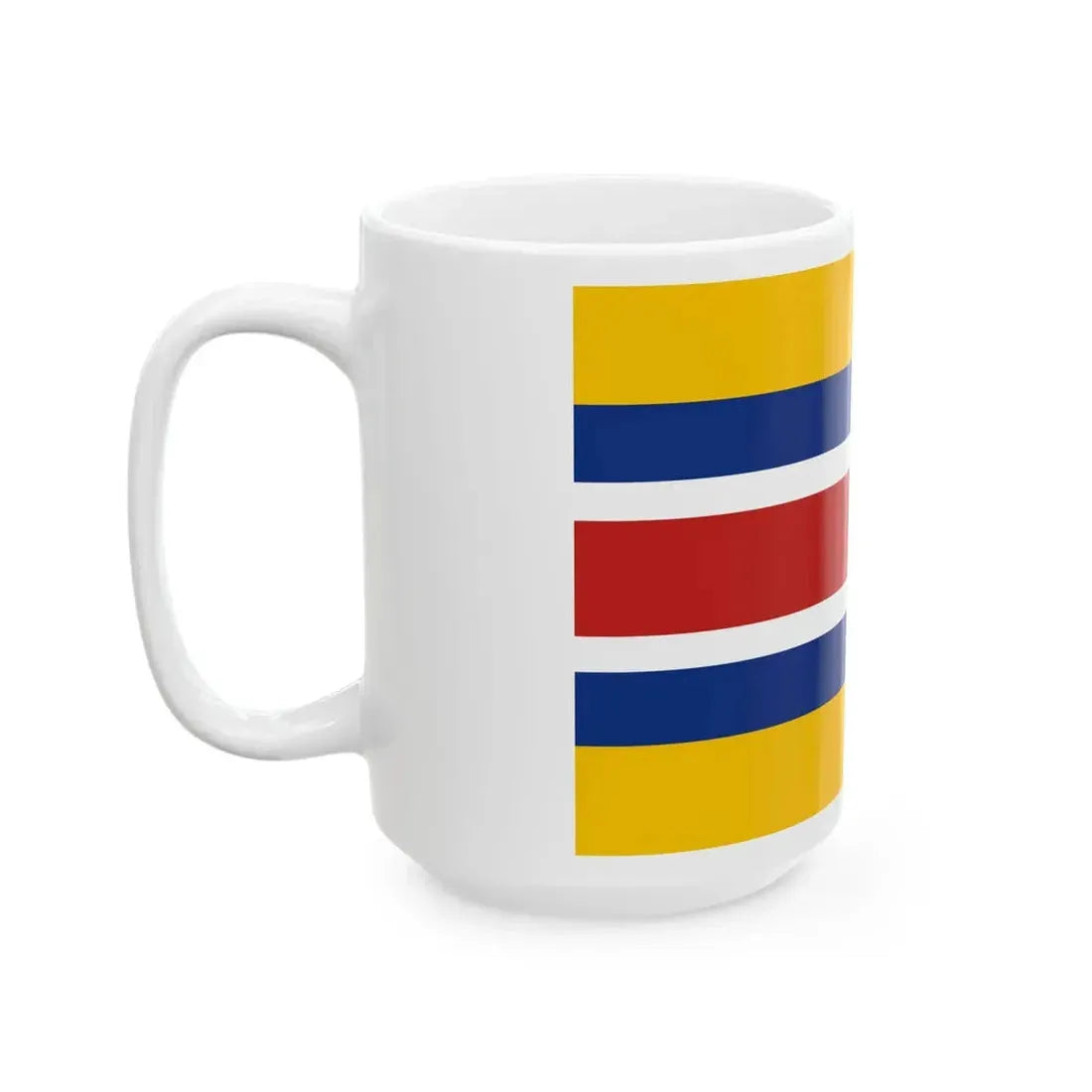 Flag of the Mengjiang (China) White Coffee Mug - Go Mug Yourself