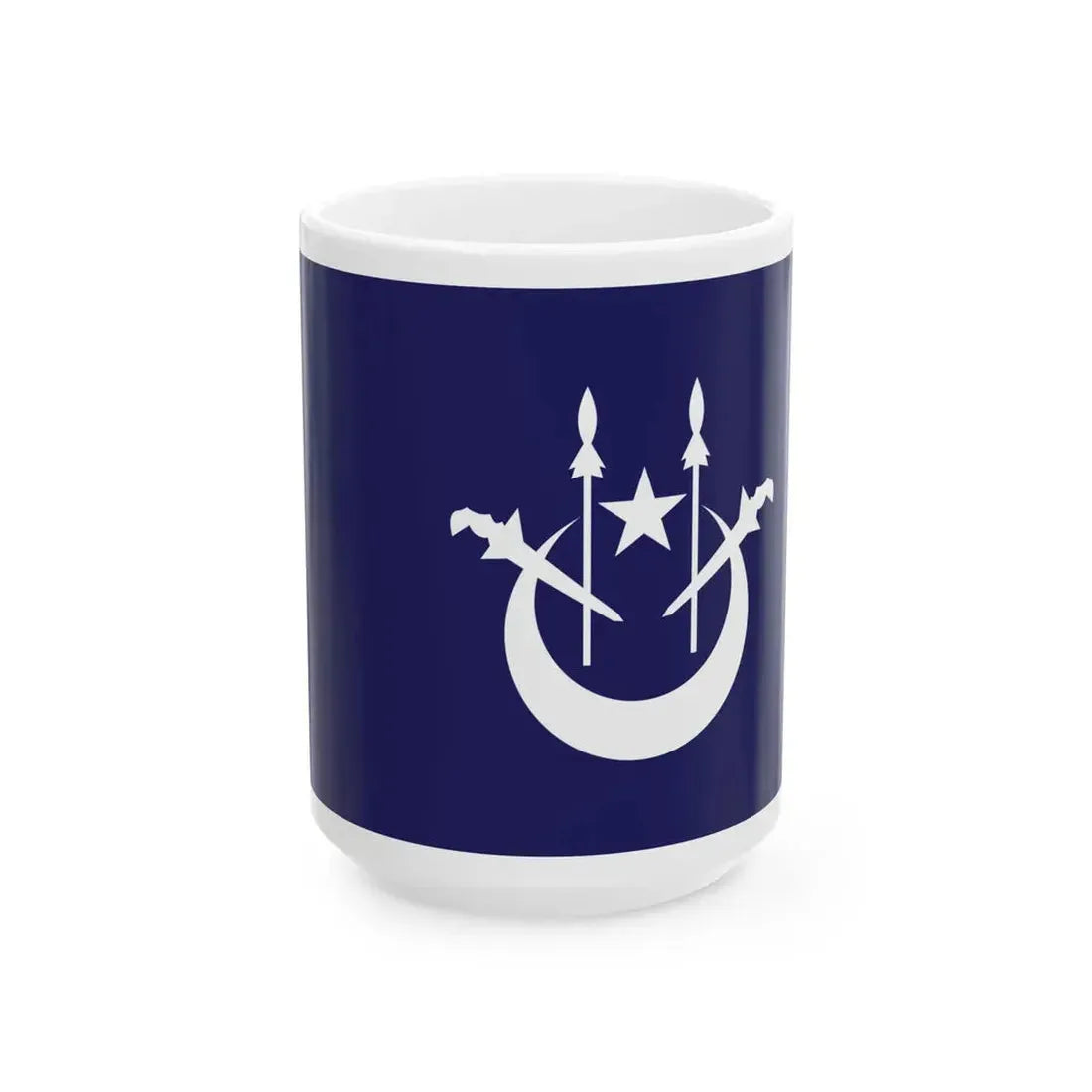 Flag of the Menteri Besar of Kelantan (Malaysia) White Coffee Mug 15oz - Go Mug Yourself