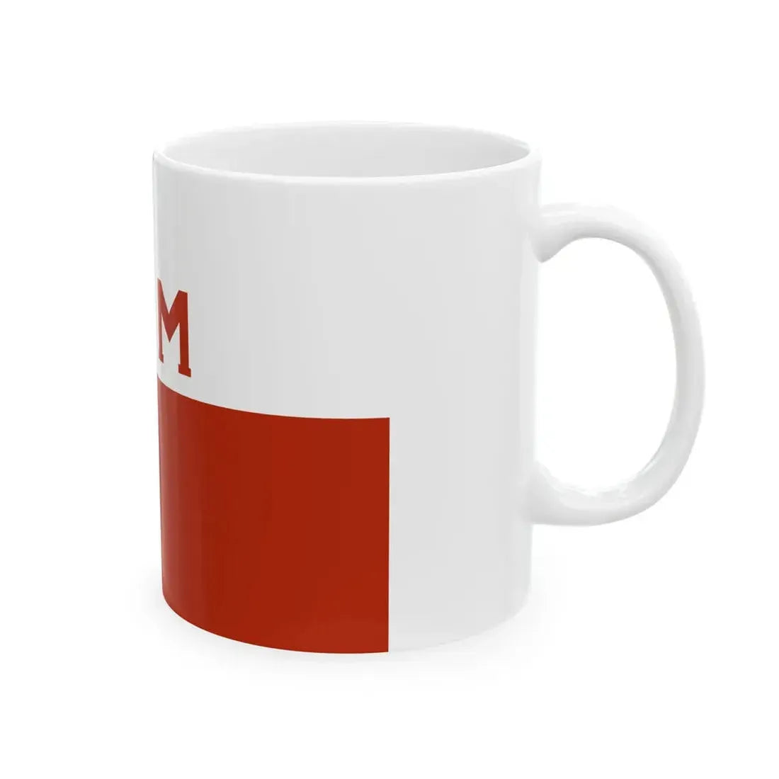 Flag of the Merina Kingdom (Madagascar) White Coffee Mug - Go Mug Yourself
