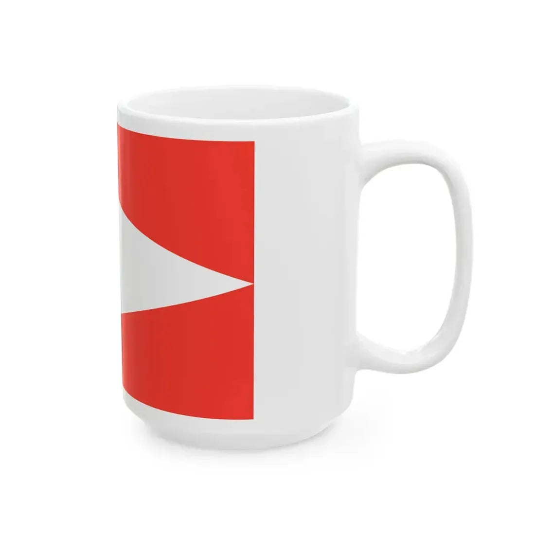 Flag of the Merina people (Madagascar) White Coffee Mug - Go Mug Yourself