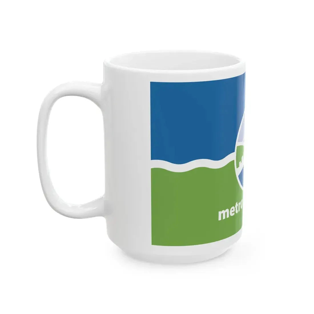 Flag of the Metro Vancouver Regional District (Canada) White Coffee Mug - Go Mug Yourself