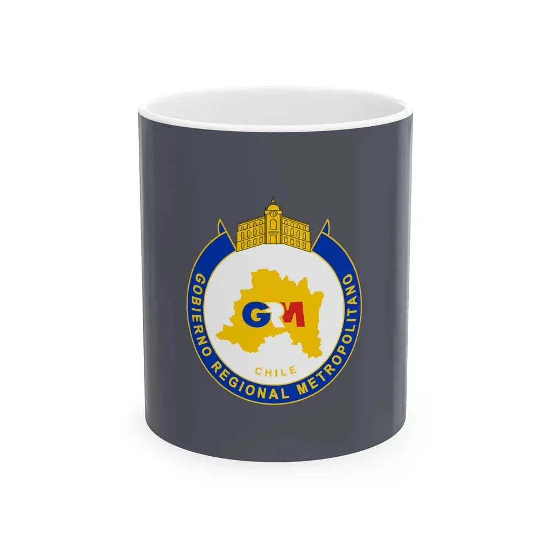 Flag of the Metropolitan Region Chile (Chile) White Coffee Mug 11oz - Go Mug Yourself