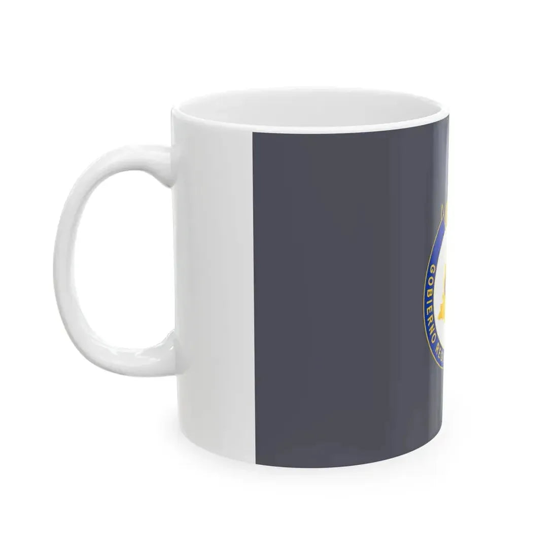 Flag of the Metropolitan Region Chile (Chile) White Coffee Mug - Go Mug Yourself