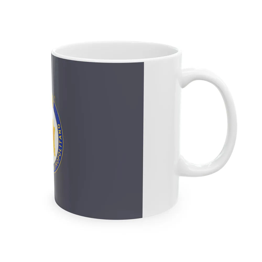 Flag of the Metropolitan Region Chile (Chile) White Coffee Mug - Go Mug Yourself