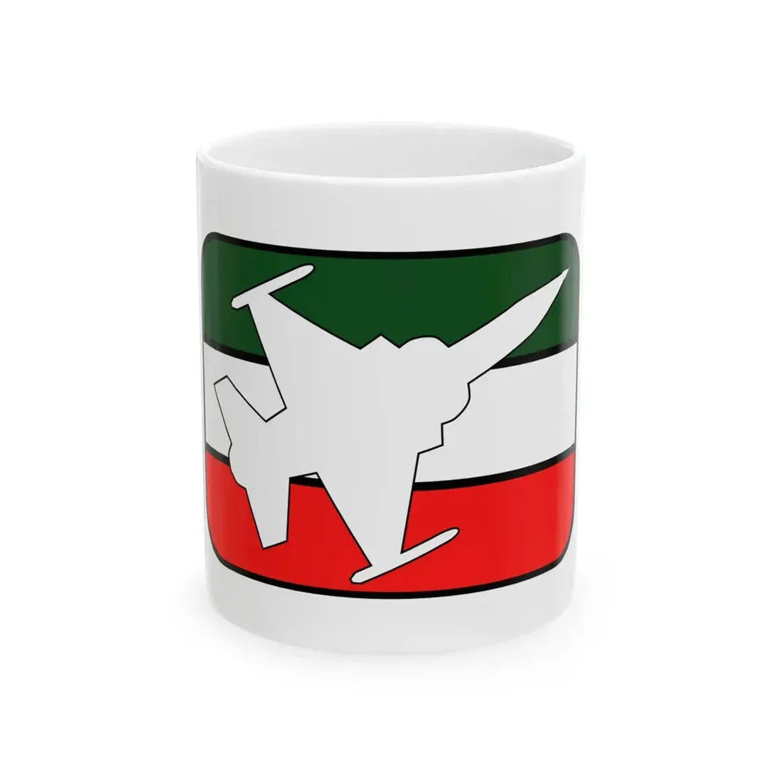 Flag of the Mexican Air Force (Mexico) White Coffee Mug 11oz - Go Mug Yourself