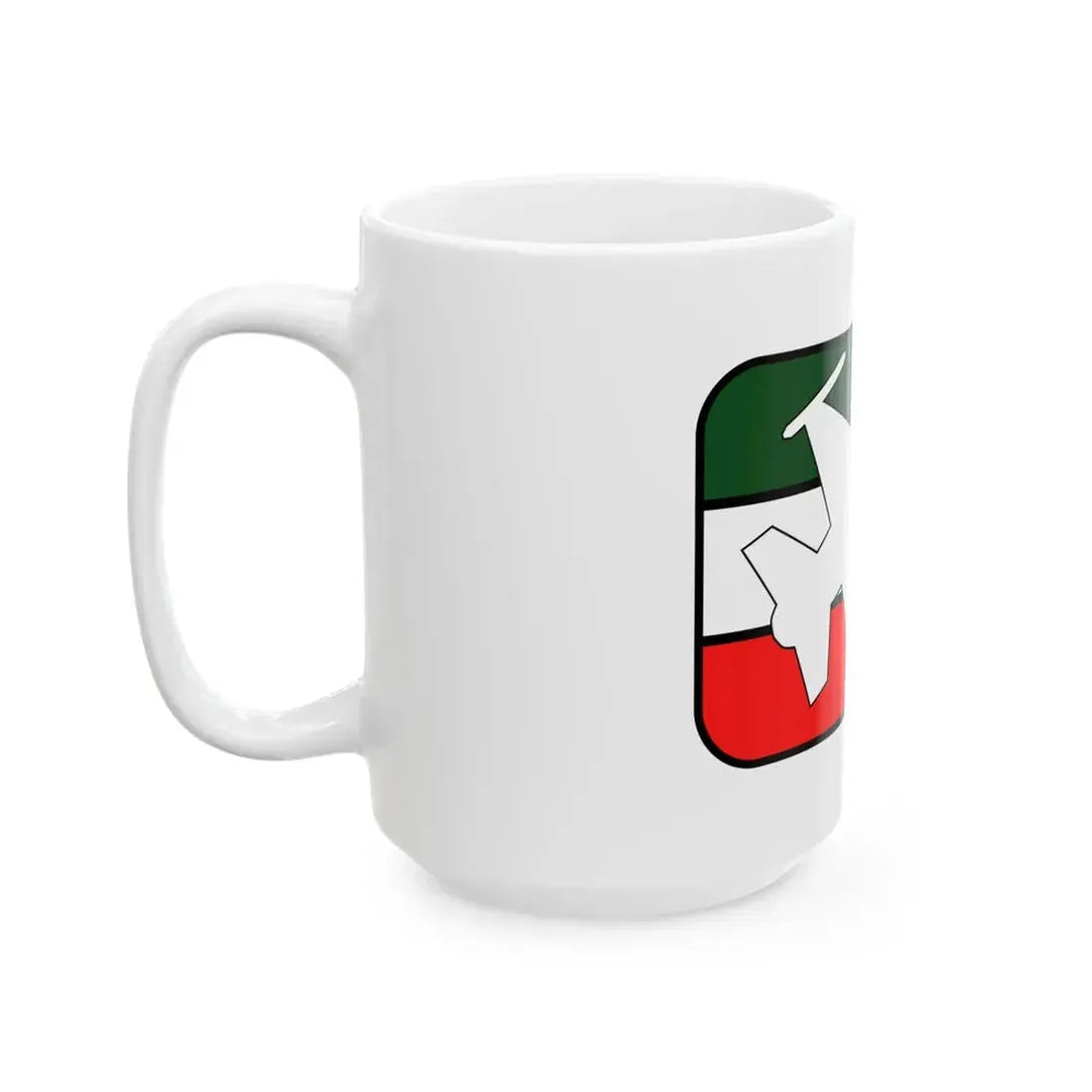 Flag of the Mexican Air Force (Mexico) White Coffee Mug - Go Mug Yourself