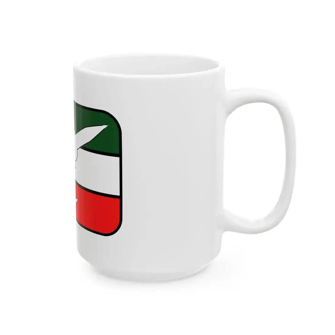 Flag of the Mexican Air Force (Mexico) White Coffee Mug - Go Mug Yourself
