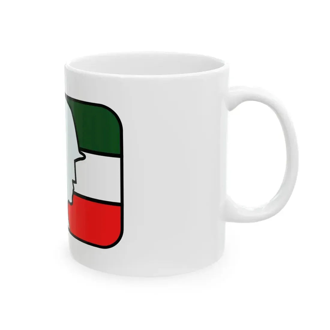Flag of the Mexican Army (Mexico) White Coffee Mug - Go Mug Yourself