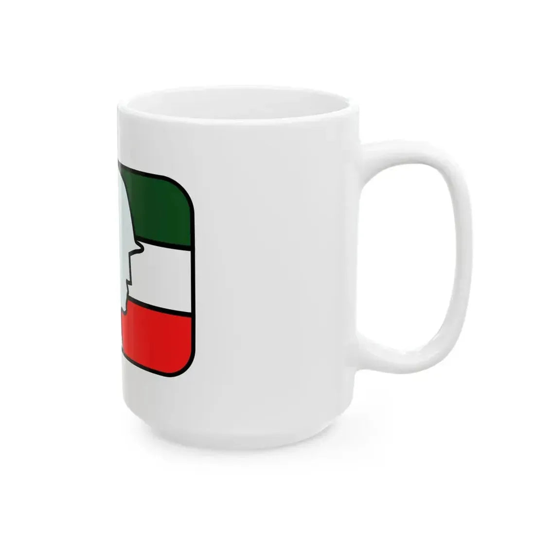 Flag of the Mexican Army (Mexico) White Coffee Mug - Go Mug Yourself