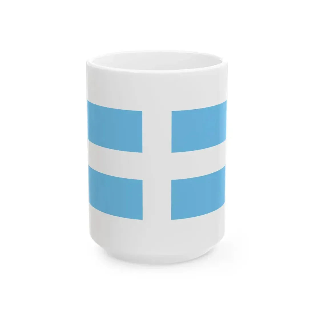 Flag of the Mexican Insurgents commerce variant (Mexico) White Coffee Mug 15oz - Go Mug Yourself