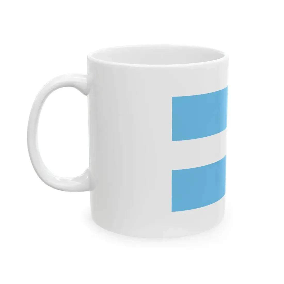 Flag of the Mexican Insurgents commerce variant (Mexico) White Coffee Mug - Go Mug Yourself