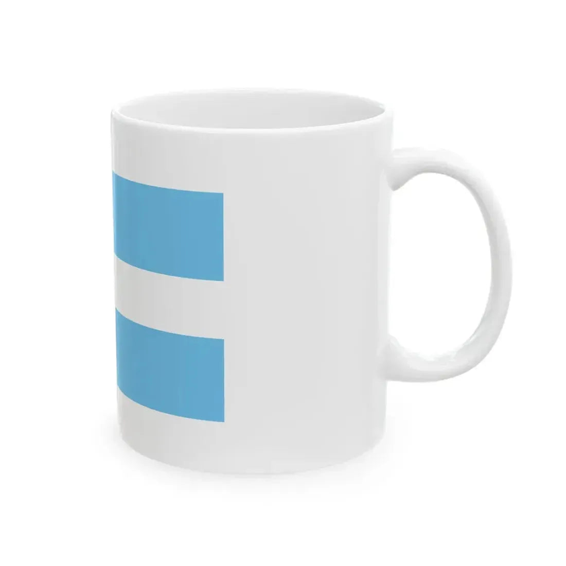 Flag of the Mexican Insurgents commerce variant (Mexico) White Coffee Mug - Go Mug Yourself