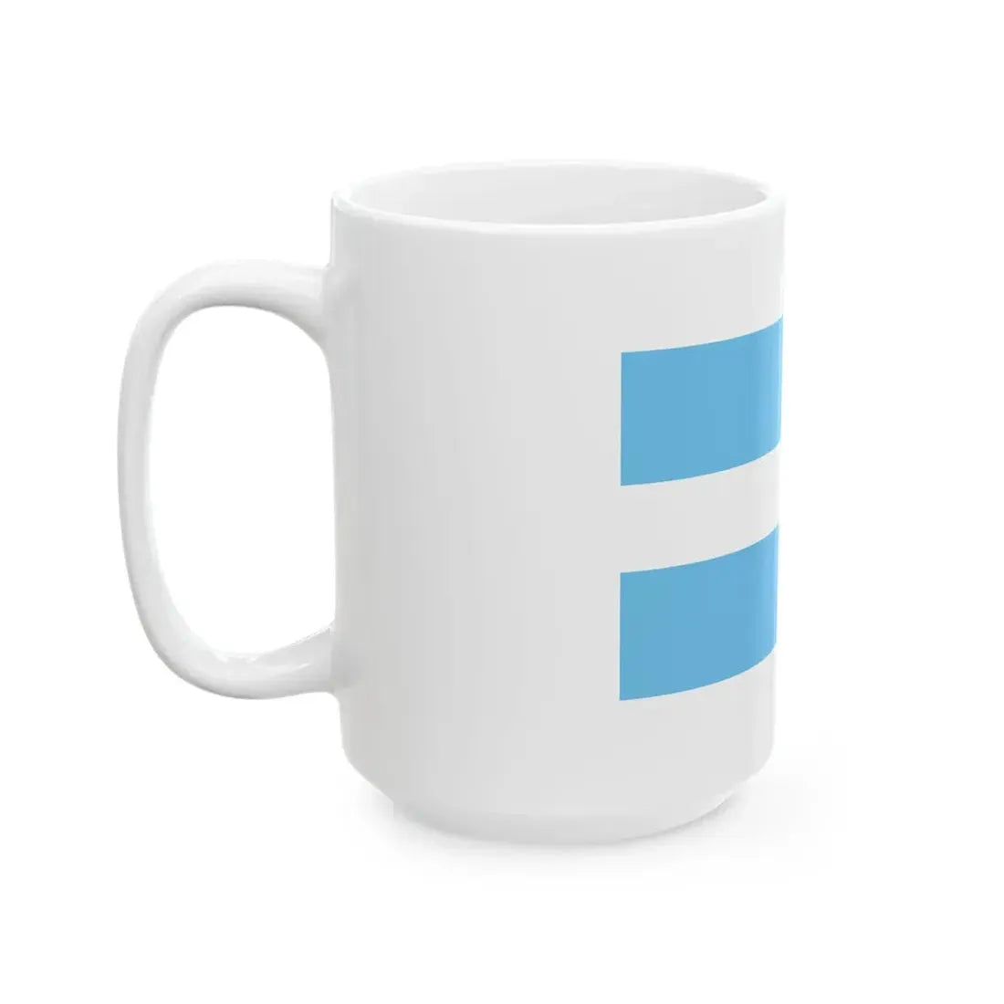 Flag of the Mexican Insurgents commerce variant (Mexico) White Coffee Mug - Go Mug Yourself