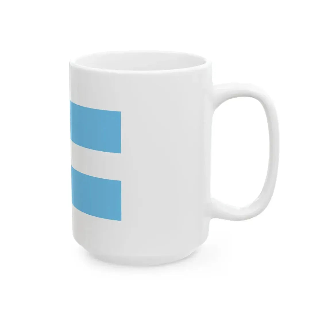 Flag of the Mexican Insurgents commerce variant (Mexico) White Coffee Mug - Go Mug Yourself