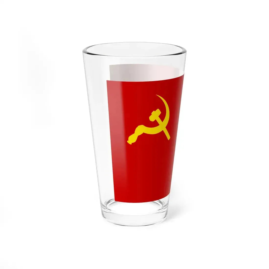 Flag of the Militarized Communist Party of Peru (Peru) Pint Glass 16oz - Go Mug Yourself