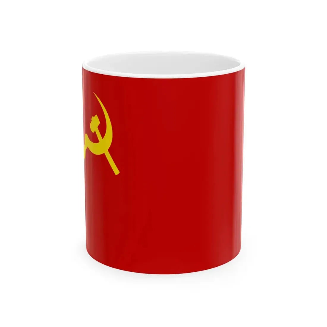 Flag of the Militarized Communist Party of Peru (Peru) White Coffee Mug 11oz - Go Mug Yourself