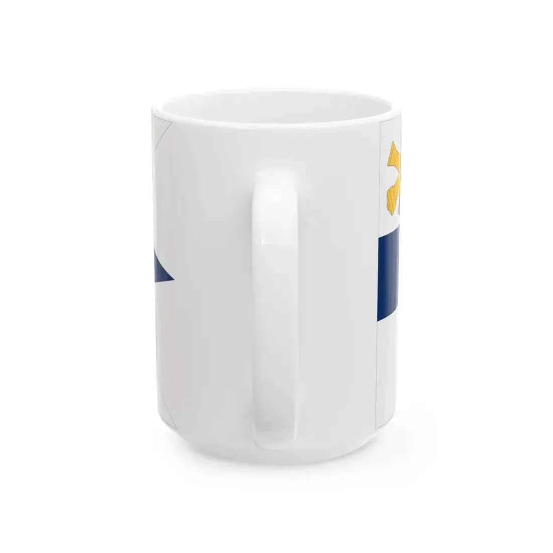 Flag of the Minister of Defence Finland (Finland) White Coffee Mug - Go Mug Yourself