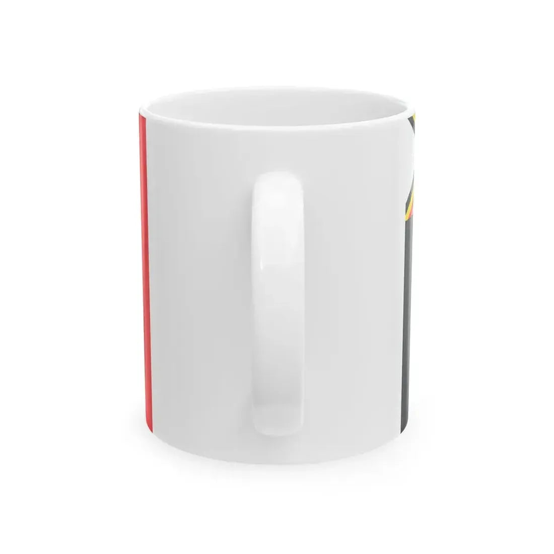 Flag of the Minister of Defence of Belgium 1959-1973 (Belgium) White Coffee Mug - Go Mug Yourself