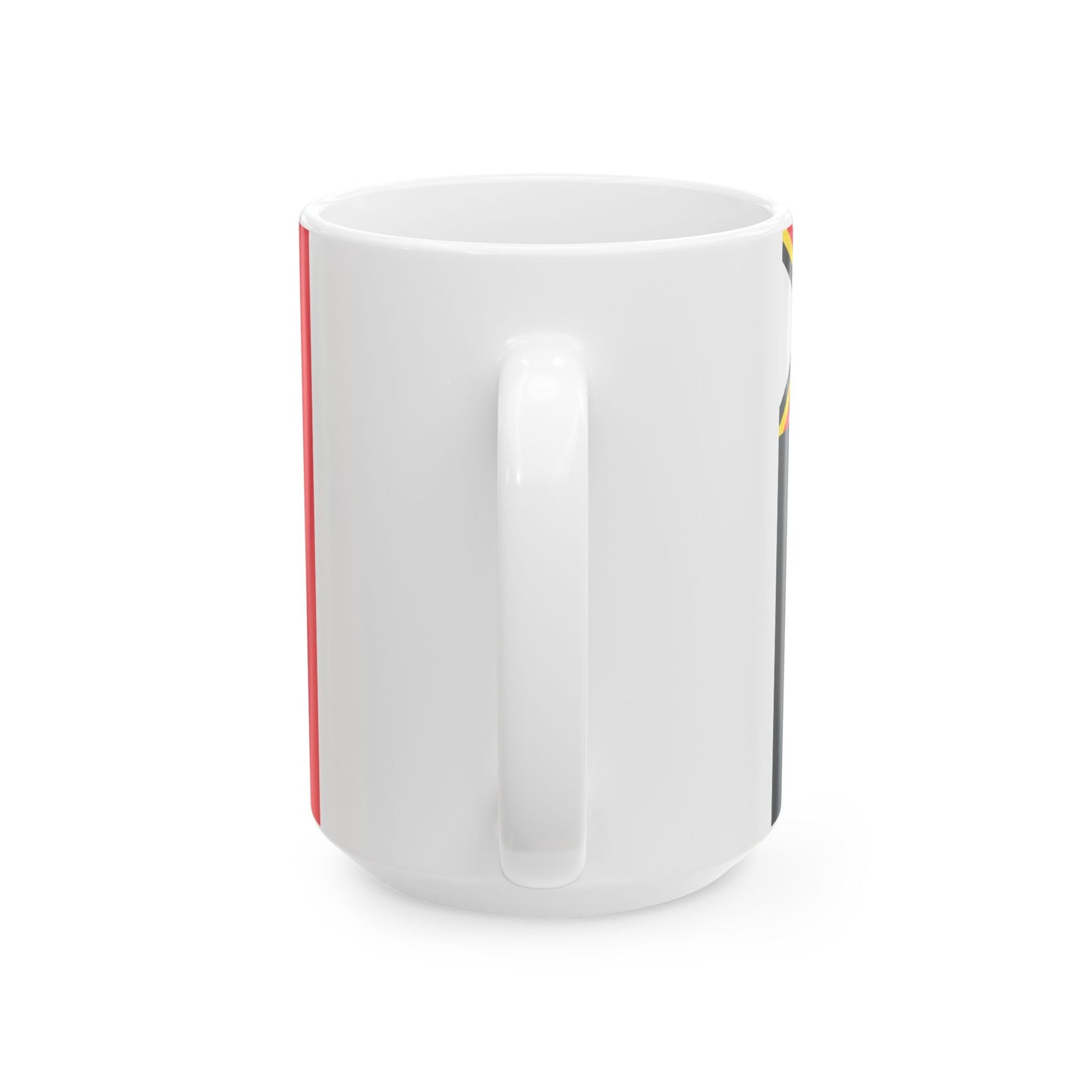 Flag of the Minister of Defence of Belgium 1959-1973 (Belgium) White Coffee Mug-Go Mug Yourself