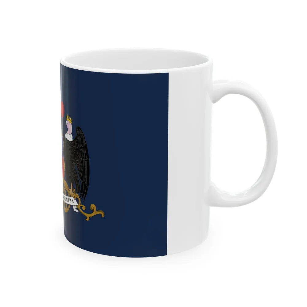 Flag of the Minister of Defence of Chile (Chile) White Coffee Mug - Go Mug Yourself