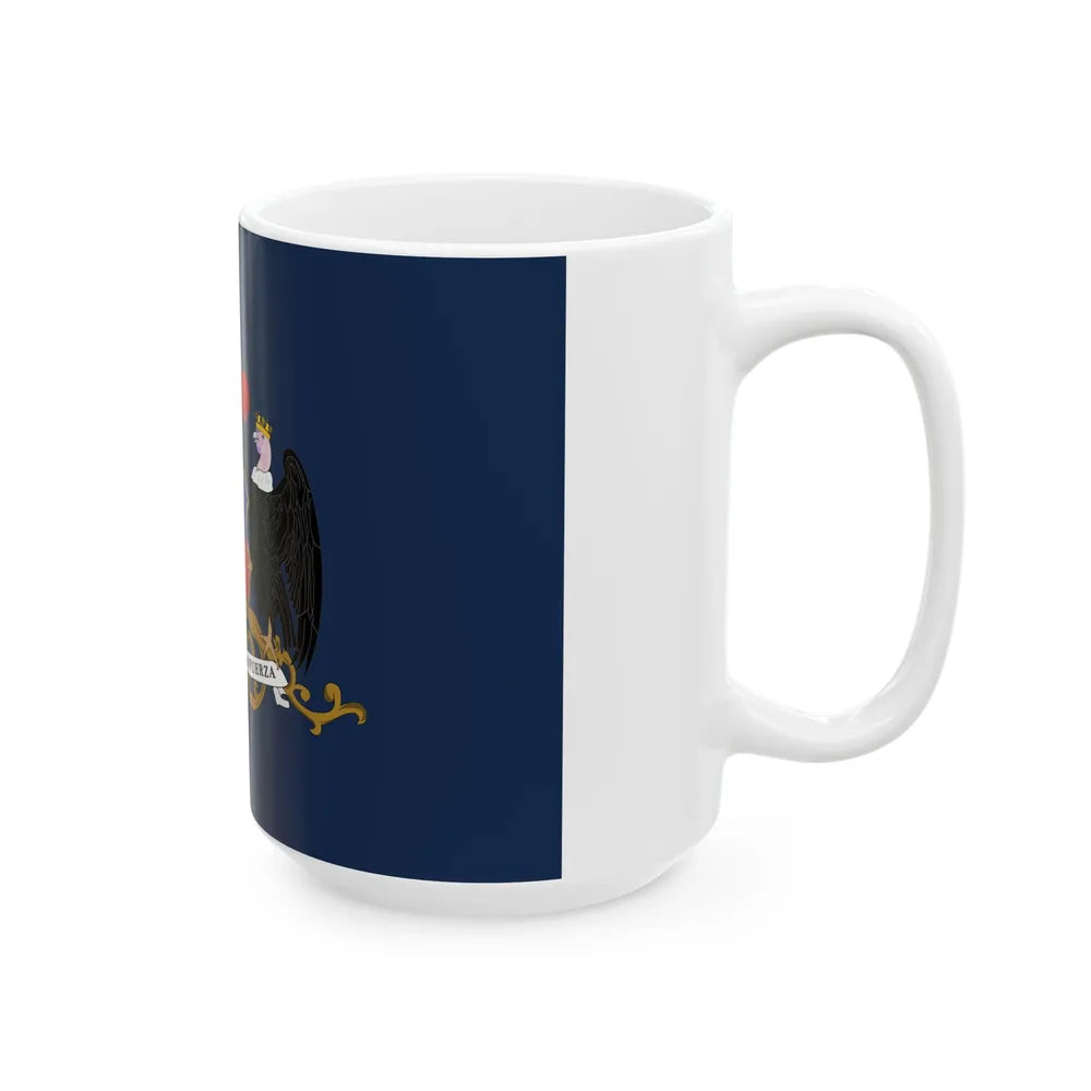 Flag of the Minister of Defence of Chile (Chile) White Coffee Mug - Go Mug Yourself