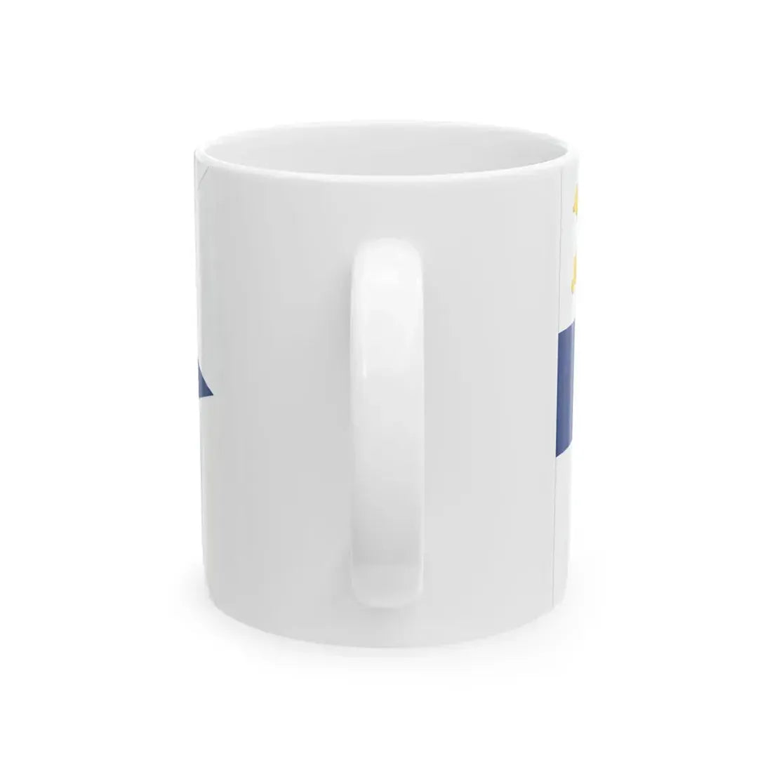 Flag of the Minister of Defence of Finland 1920-1971 (Finland) White Coffee Mug - Go Mug Yourself