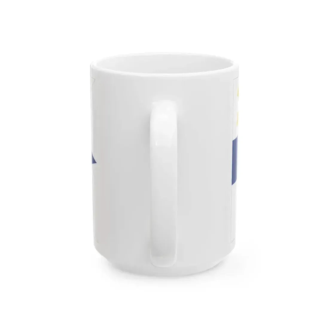 Flag of the Minister of Defence of Finland 1920-1971 (Finland) White Coffee Mug - Go Mug Yourself