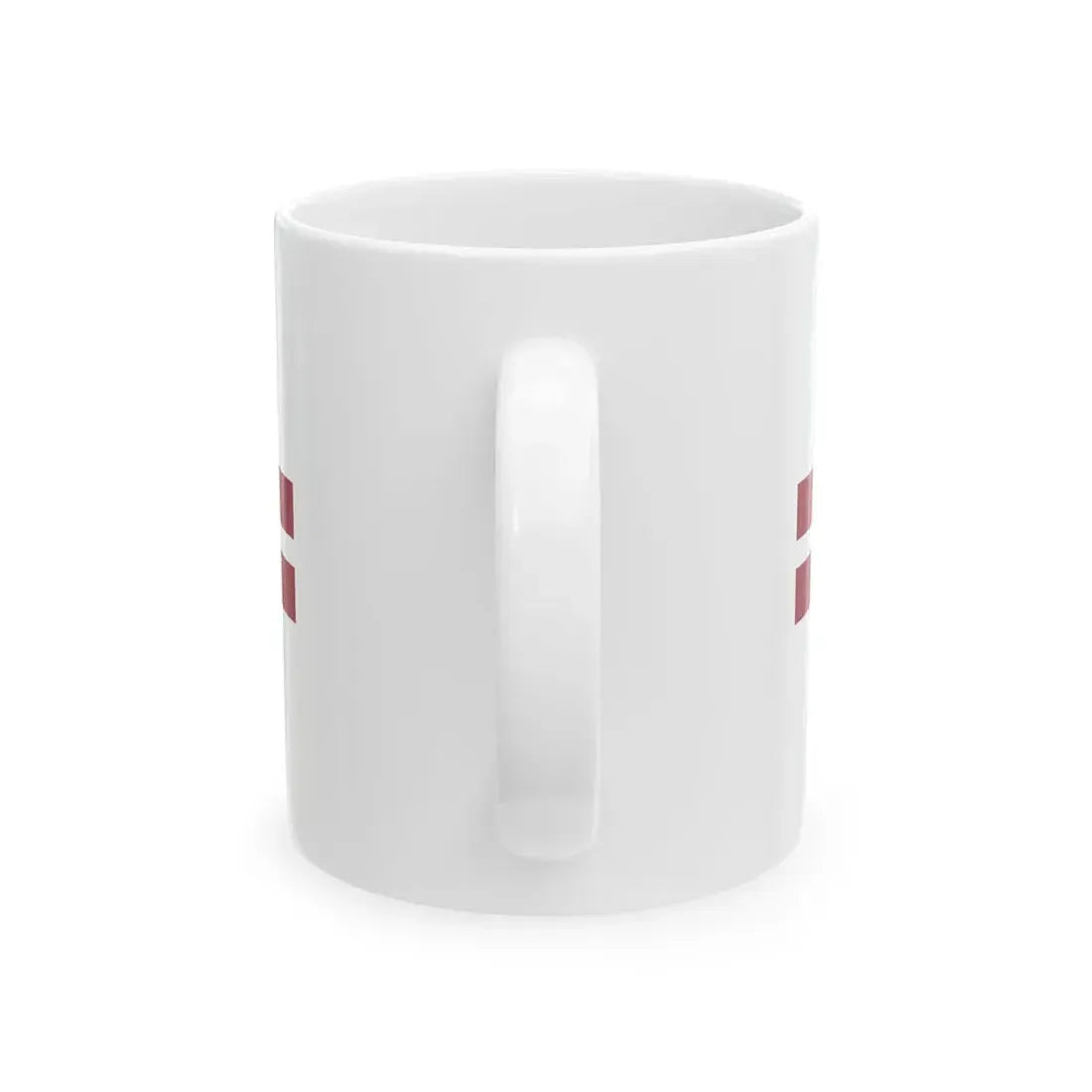Flag of the Minister of Defence of Latvia (Latvia) White Coffee Mug - Go Mug Yourself