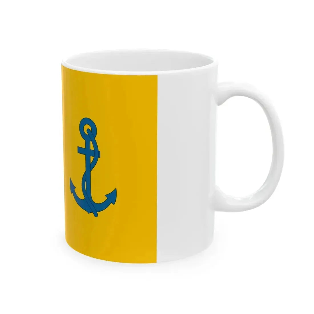 Flag of the Minister of Defence of Manchukuo (China) White Coffee Mug - Go Mug Yourself