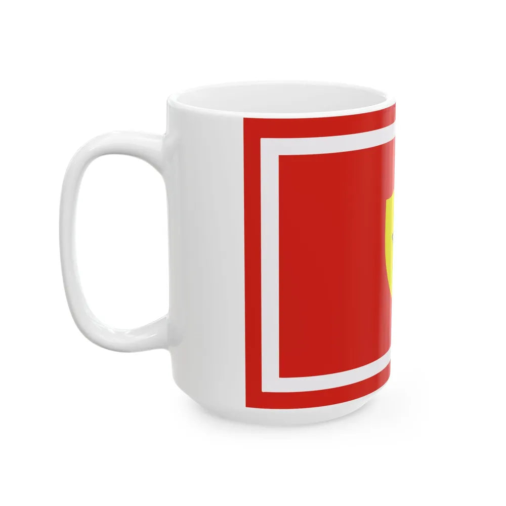 Flag of the Minister of the Revolutionary Armed Forces of Cuba (Cuba) White Coffee Mug - Go Mug Yourself