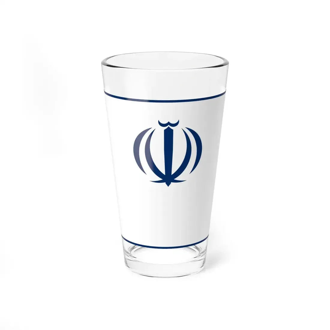 Flag of the Ministry of Economic Affairs and Finance Iran (Iran) Pint Glass 16oz 16oz - Go Mug Yourself