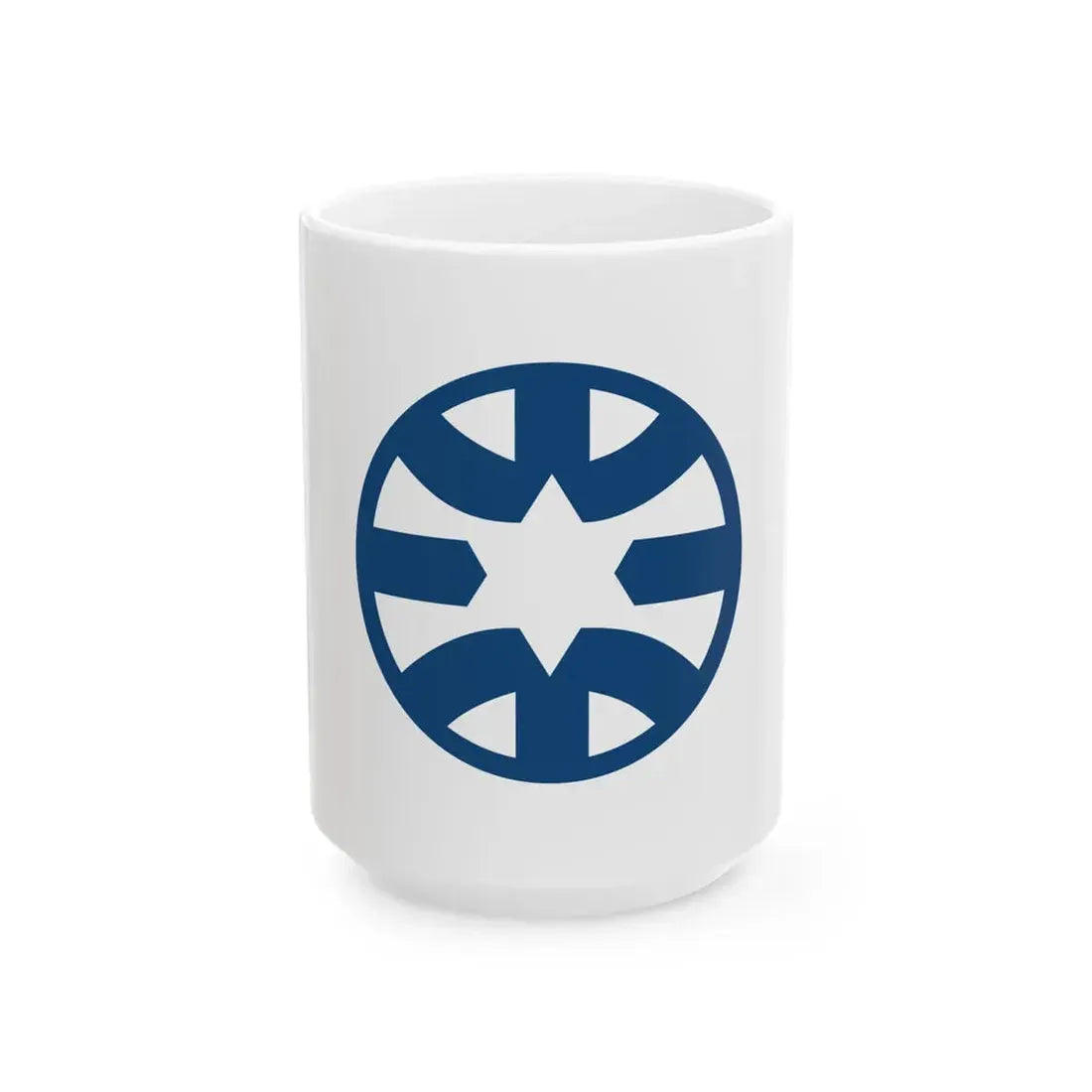 Flag of the Ministry of Foreign Affairs Israel (Israel) White Coffee Mug 15oz - Go Mug Yourself