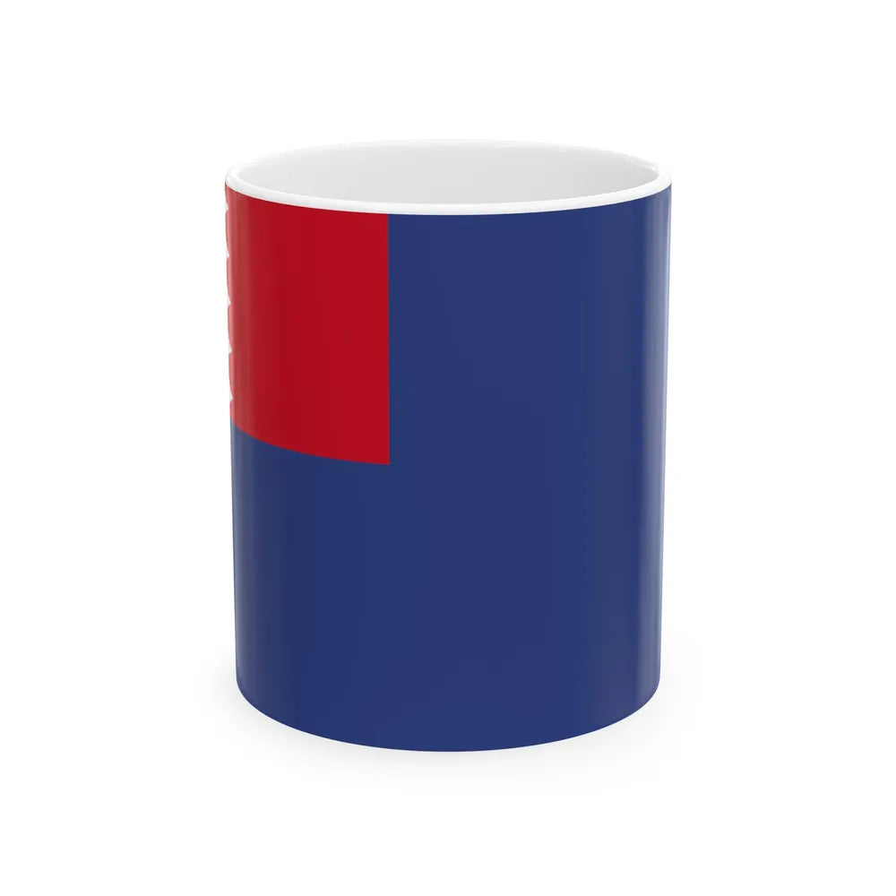 Flag of the Ministry of Interior of Bahrain (Bahrain) White Coffee Mug 11oz - Go Mug Yourself