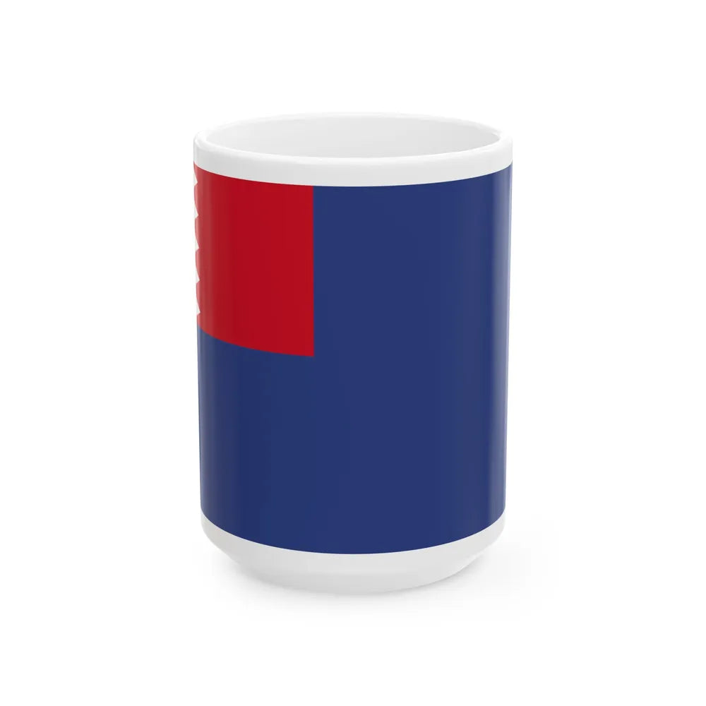 Flag of the Ministry of Interior of Bahrain (Bahrain) White Coffee Mug 15oz - Go Mug Yourself