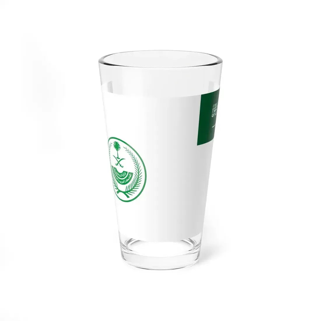 Flag of the Ministry of Interior of Saudi Arabia (Saudi Arabia) Pint Glass 16oz 16oz - Go Mug Yourself