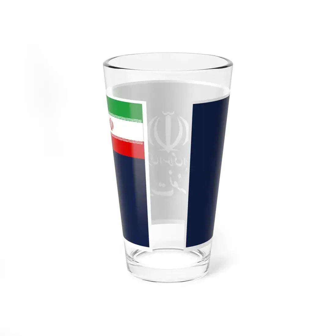 Flag of the Ministry of Petroleum Iran (Iran) Pint Glass 16oz - Go Mug Yourself