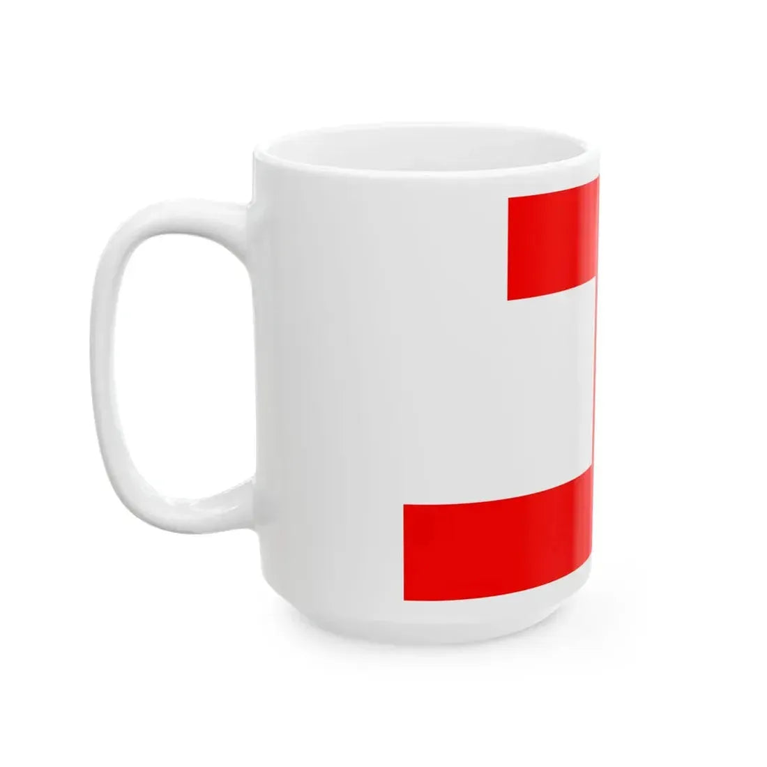 Flag of the Ministry of Public Works (Japan) White Coffee Mug - Go Mug Yourself