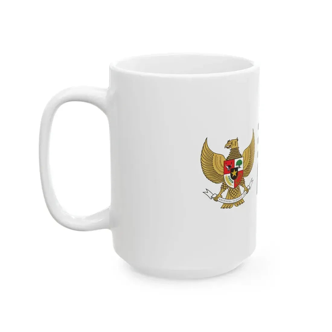 Flag of the Ministry of State Owned Enterprises of the Republic of Indonesia (Indonesia) White Coffee Mug - Go Mug Yourself