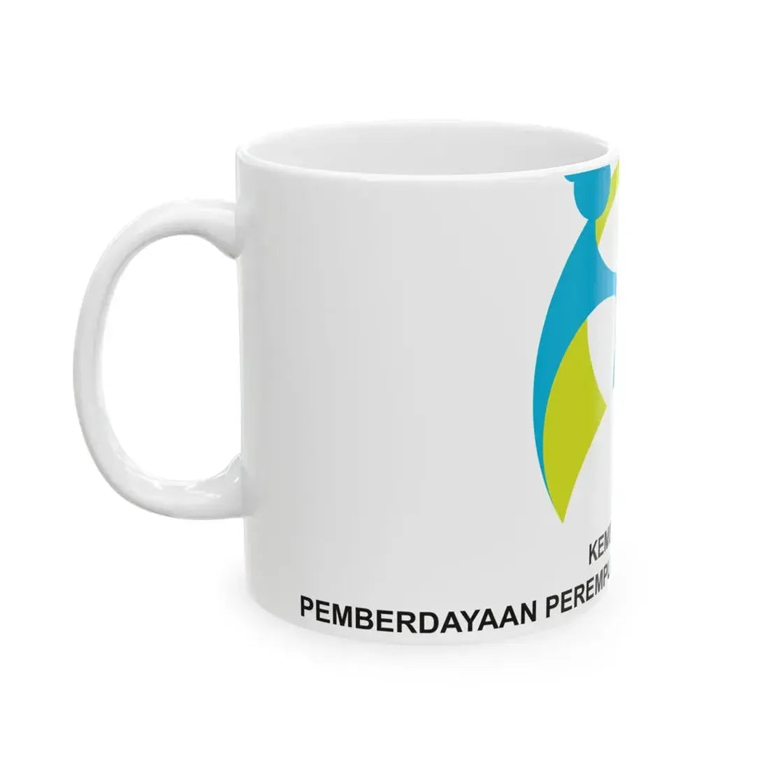 Flag of the Ministry of Women Empowerment and Child Protection of the Republic of Indonesia (Indonesia) White Coffee Mug - Go Mug Yourself