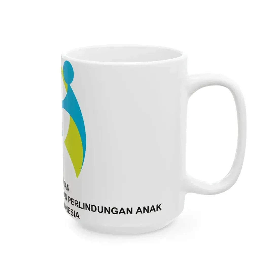 Flag of the Ministry of Women Empowerment and Child Protection of the Republic of Indonesia (Indonesia) White Coffee Mug - Go Mug Yourself