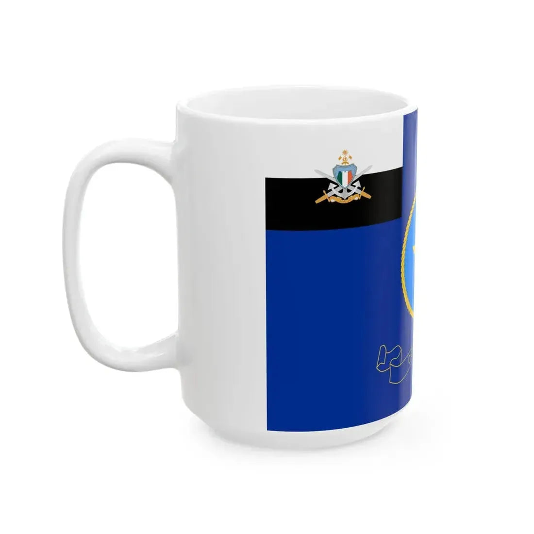 Flag of the MNDF Coast Guard (Maldives) White Coffee Mug - Go Mug Yourself