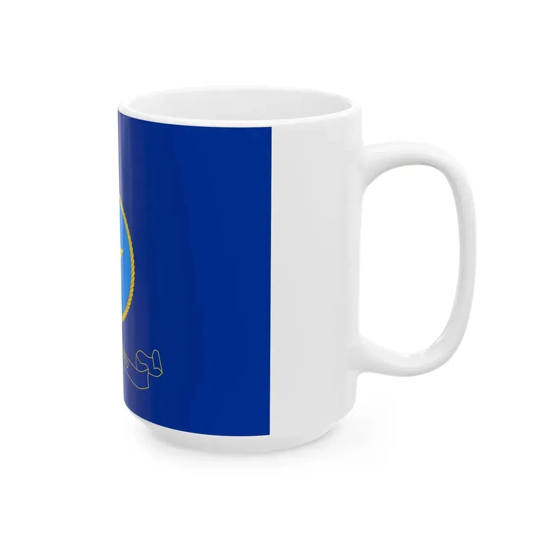 Flag of the MNDF Coast Guard (Maldives) White Coffee Mug - Go Mug Yourself